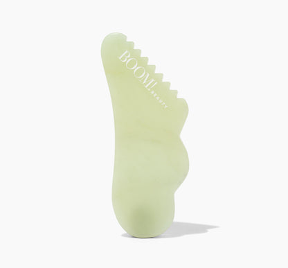 Jade Gua Sha Facial Stone | BOOM! Beauty by Cindy Joseph Jade Gua Sha Facial Stone | BOOM! Beauty by Cindy Joseph