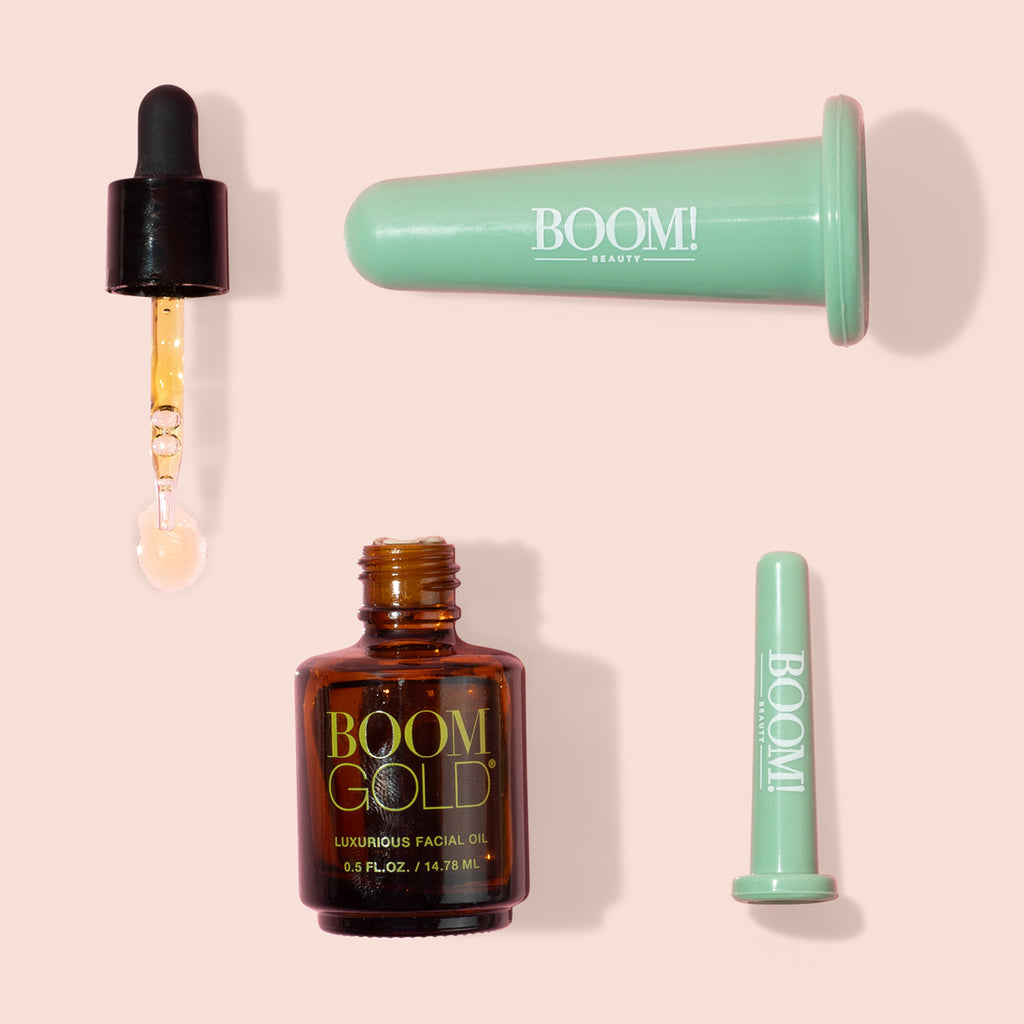 Boom Gold and Facial Cupping Bundle