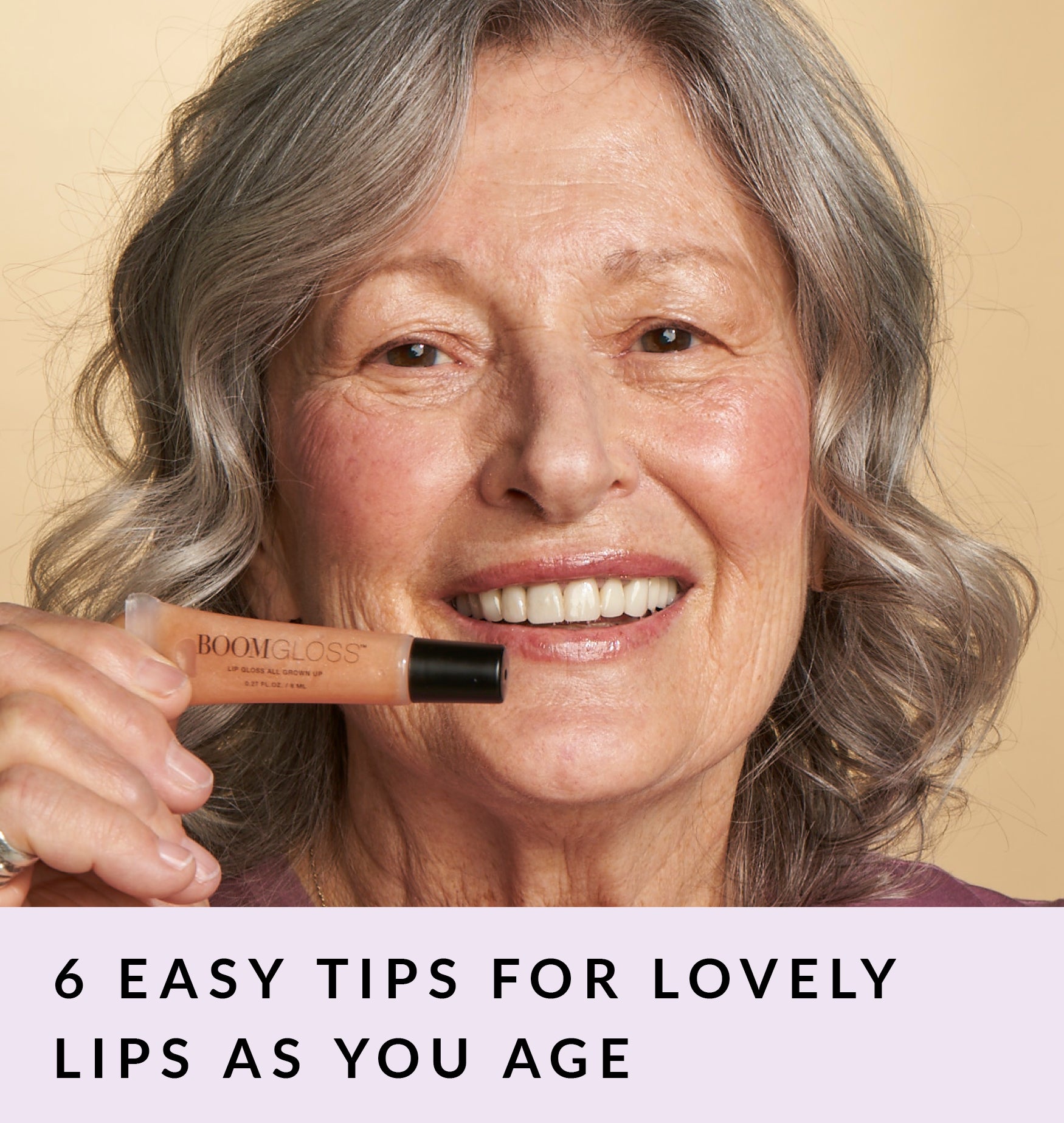 6 Easy Tips for Lovely Lips After 50